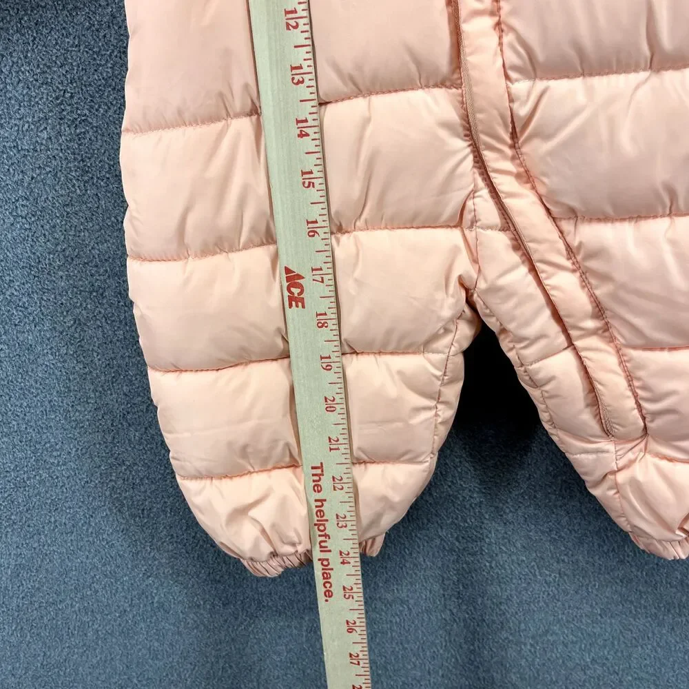 YGM Kids Puffer Bunting Bunny Hooded Winter Snow Suit Infants 9 Salmon‎